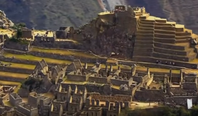 Construccion de Machu Picchu